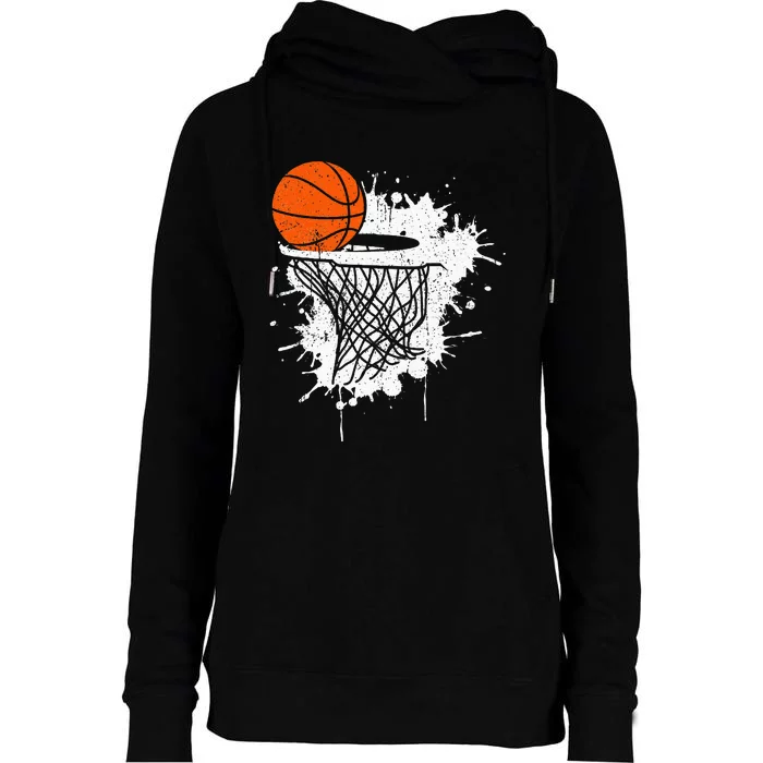 Basketball Gift For Coach Player Men Baller Womens Funnel Neck Pullover Hood