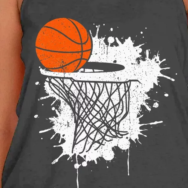 Basketball Gift For Coach Player Men Baller Women's Knotted Racerback Tank