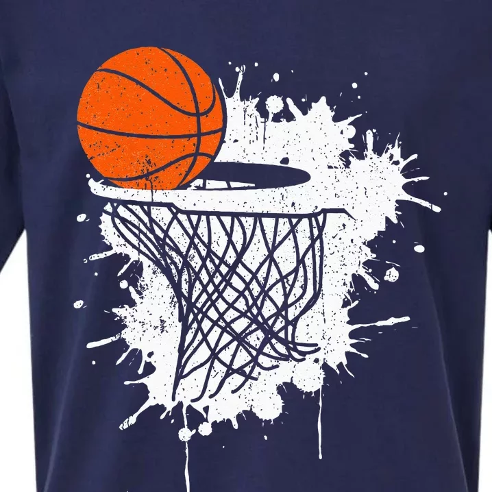 Basketball Gift For Coach Player Men Baller Sueded Cloud Jersey T-Shirt