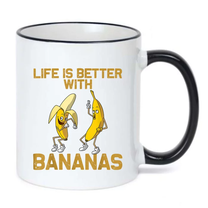 Banana Gift For Men Women Boy Girl Kids Banana Fruit Lover Black Color Changing Mug