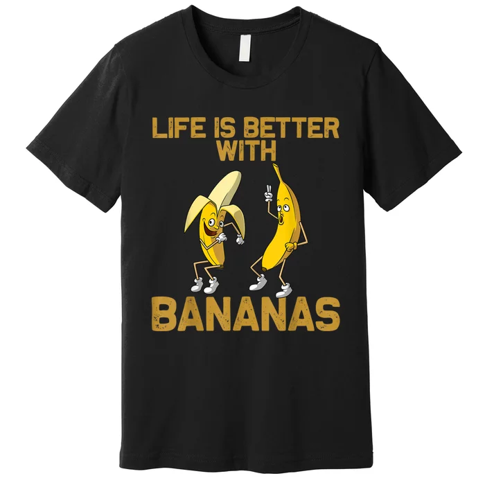 Banana Gift For Men Women Boy Girl Kids Banana Fruit Lover Premium T-Shirt