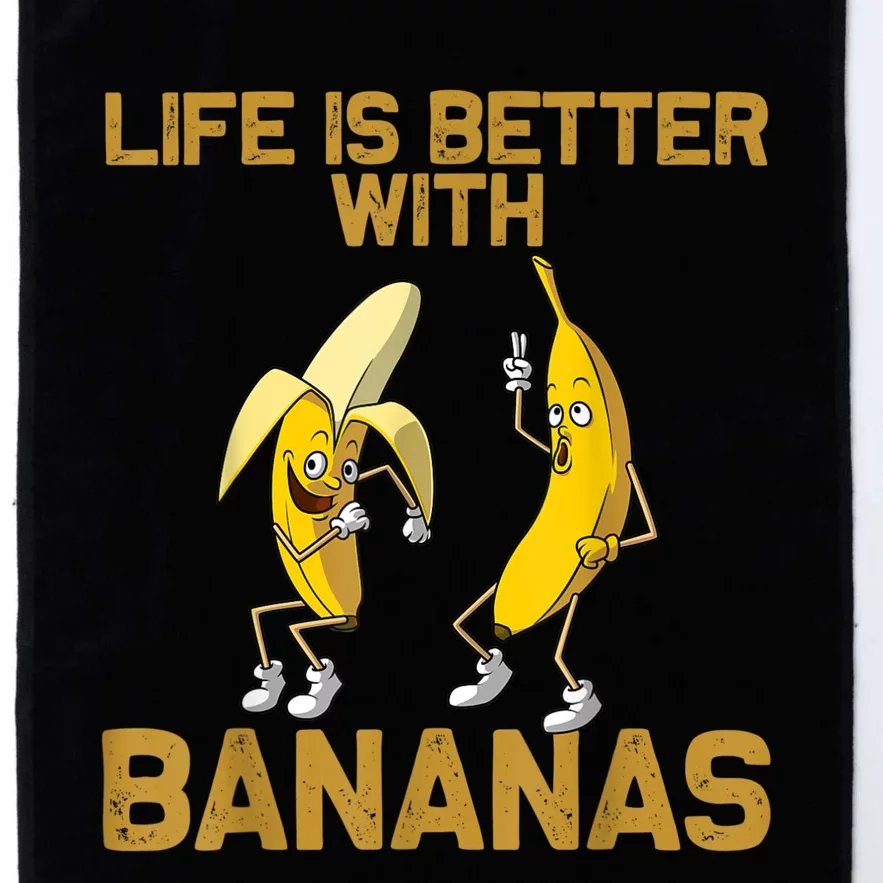 Banana Gift For Men Women Boy Girl Kids Banana Fruit Lover Platinum Collection Golf Towel