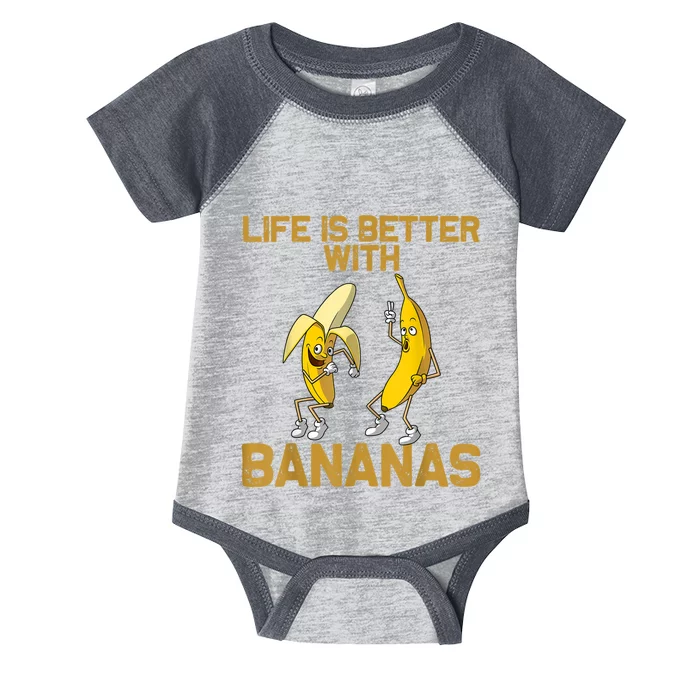 Banana Gift For Men Women Boy Girl Kids Banana Fruit Lover Infant Baby Jersey Bodysuit