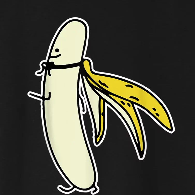 Banana Gift For Men Women Boy Girl Kids Banana Fruit Lover Women's Crop Top Tee