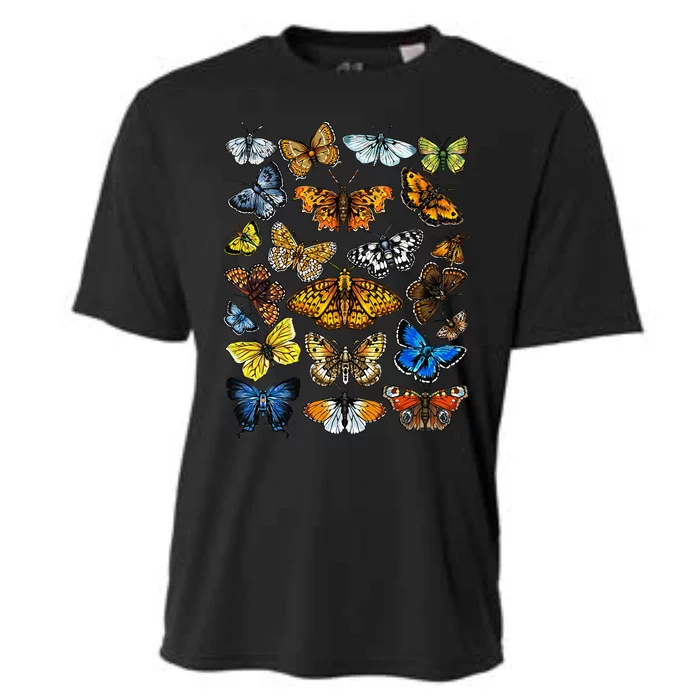 Butterfly Gift For Men Women Kids Butterfly Lover Collection Cooling Performance Crew T-Shirt