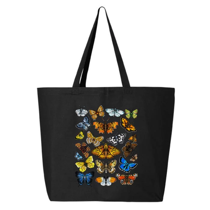 Butterfly Gift For Men Women Kids Butterfly Lover Collection 25L Jumbo Tote