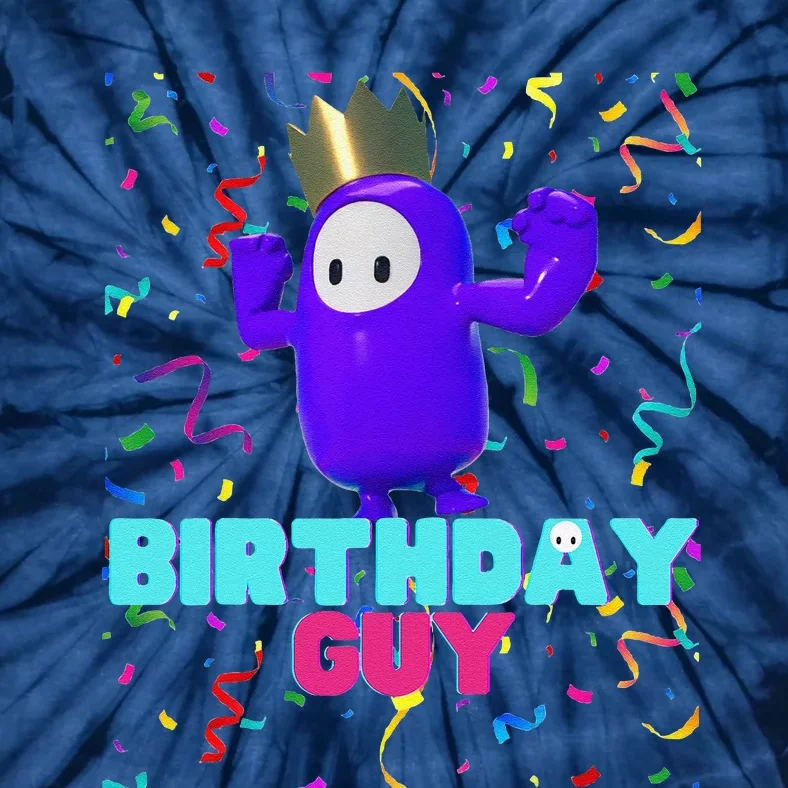 Birthday Guy Fun Popular Video Game Theme Birthday Tie-Dye T-Shirt