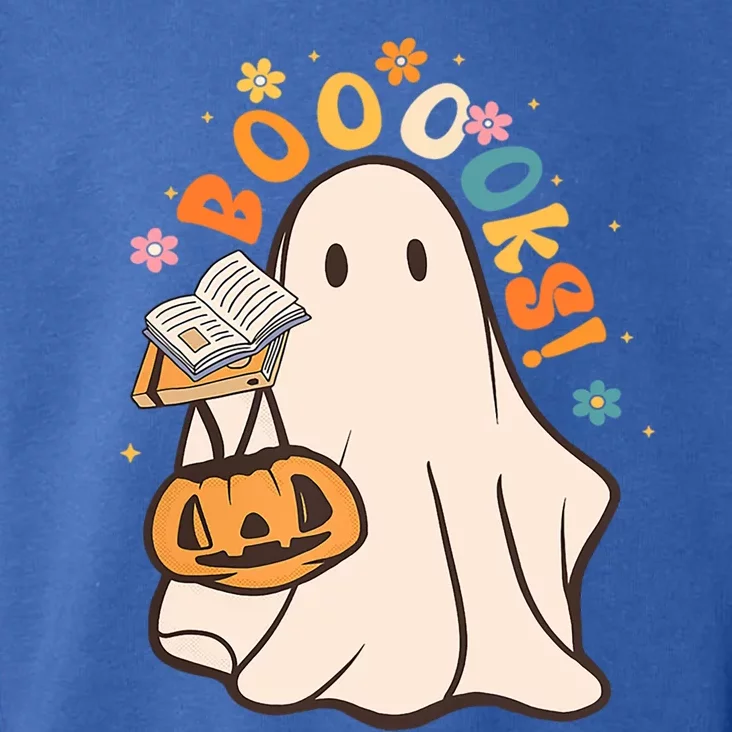 Booooks Ghost Funny Halloween Teacher Book Library Reading Funny Gift Toddler Hoodie