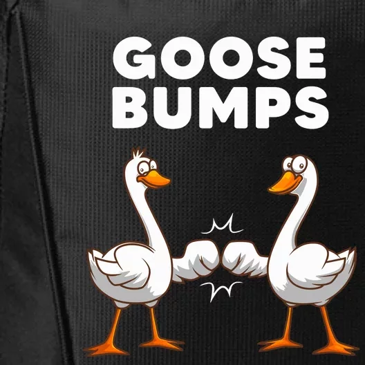 Best Goose For Goose Bumps Waterfowl Animal Pun City Backpack