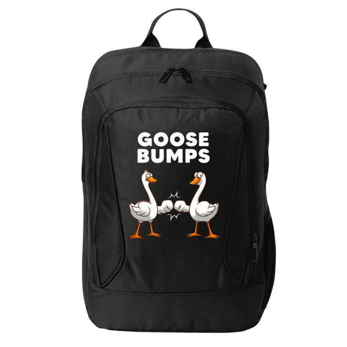 Best Goose For Goose Bumps Waterfowl Animal Pun City Backpack