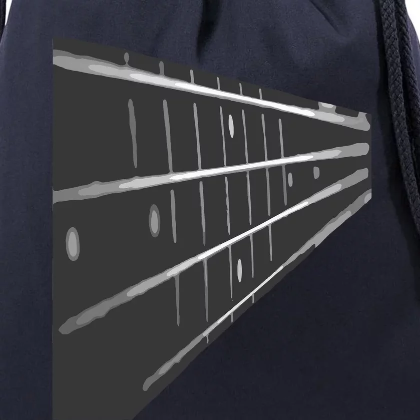 Bass Guitar Fret Musician Drawstring Bag