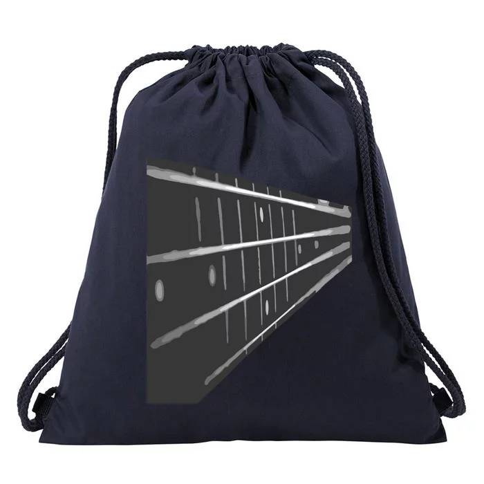 Bass Guitar Fret Musician Drawstring Bag