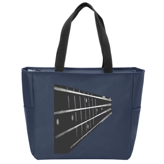 Bass Guitar Fret Musician Zip Tote Bag