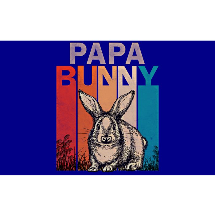 Bunny Graphic Family Matching Retro Papa Easter Day Costume Meaningful Gift Bumper Sticker