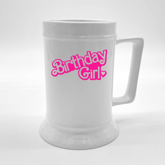 Birthday Girl Funny Birthday Front & Back Beer Stein