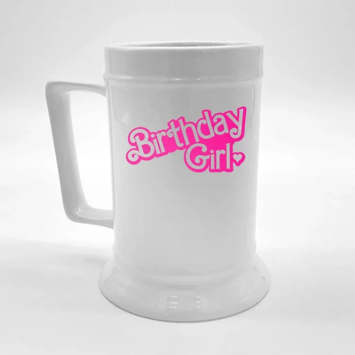 Birthday Girl Funny Birthday Front & Back Beer Stein