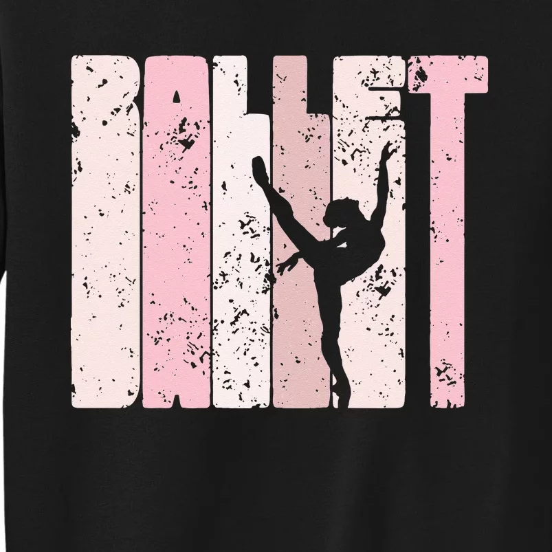 Ballet Gift For N Girl Silhouette Girl Ballet Dance Sweatshirt