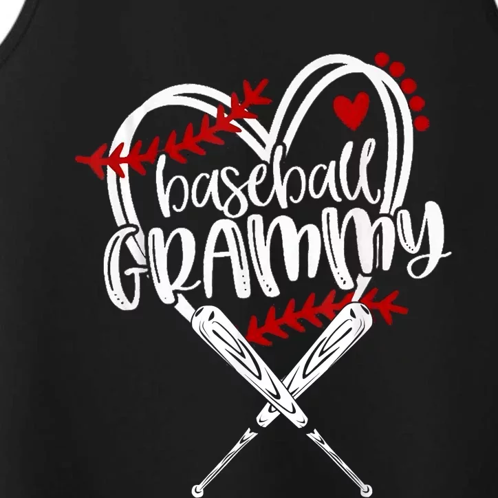 Baseball Grammy Funny Baseball Family Matching Performance Tank