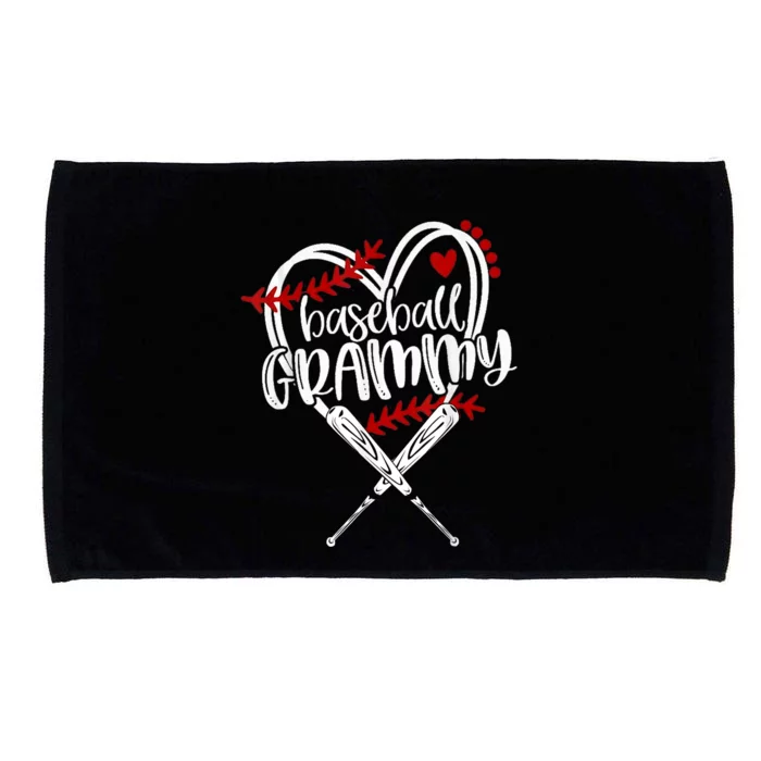 Baseball Grammy Funny Baseball Family Matching Microfiber Hand Towel