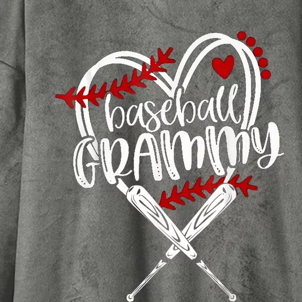 Baseball Grammy Funny Baseball Family Matching Hooded Wearable Blanket