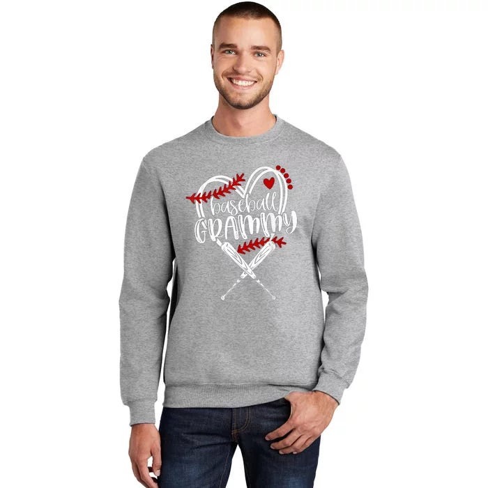 Baseball Grammy Funny Baseball Family Matching Tall Sweatshirt