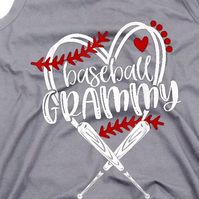 Baseball Grammy Funny Baseball Family Matching Tank Top