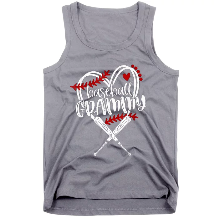 Baseball Grammy Funny Baseball Family Matching Tank Top