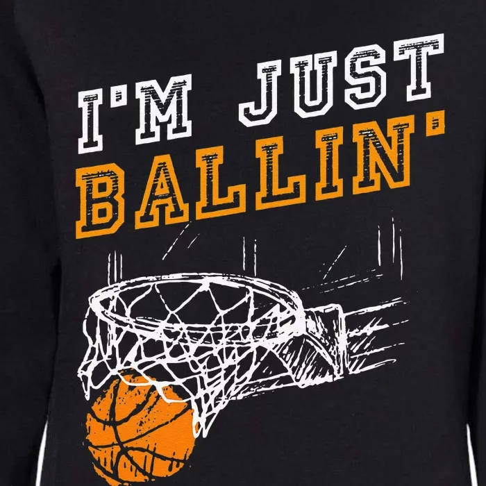 Basketball Gift For Coach Player Baller Womens California Wash Sweatshirt