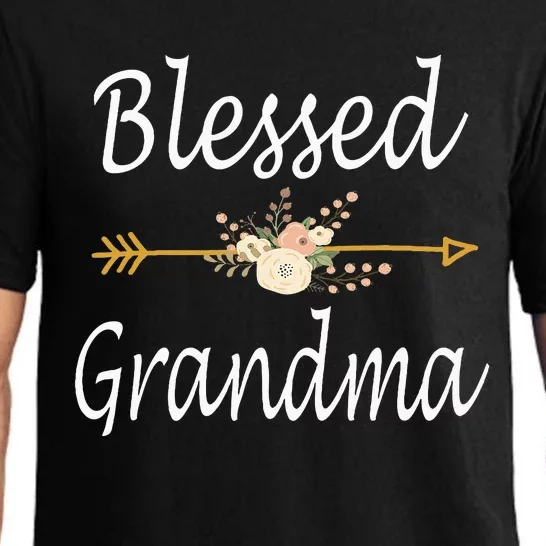 Blessed Grandma For Women Cute Mothers Day Gifts Pajama Set