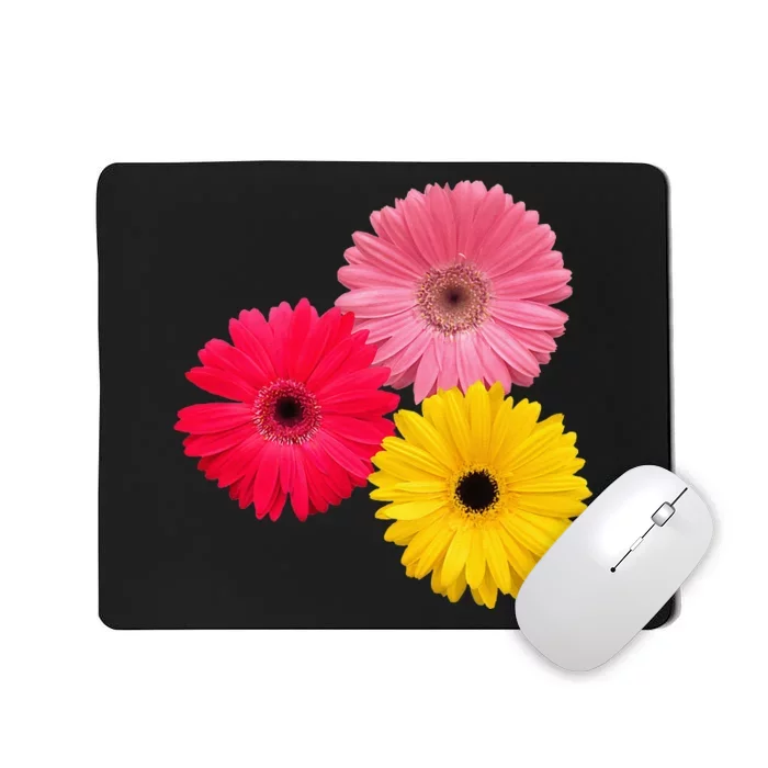 Blooming Gerbera Flower Daisies Gerberas Daisy Flowery Mousepad