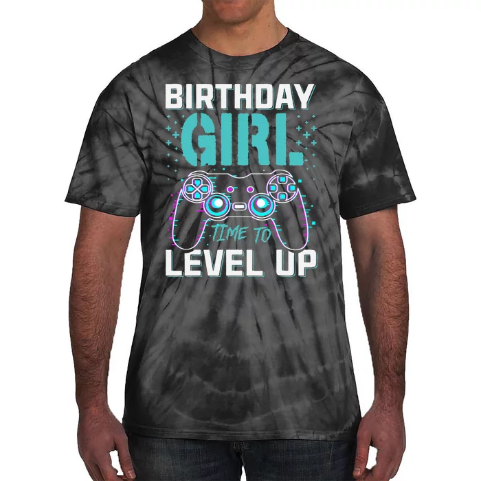 Birthday Gift For Time to Level Up Cool Video Game Bday Tie-Dye T-Shirt