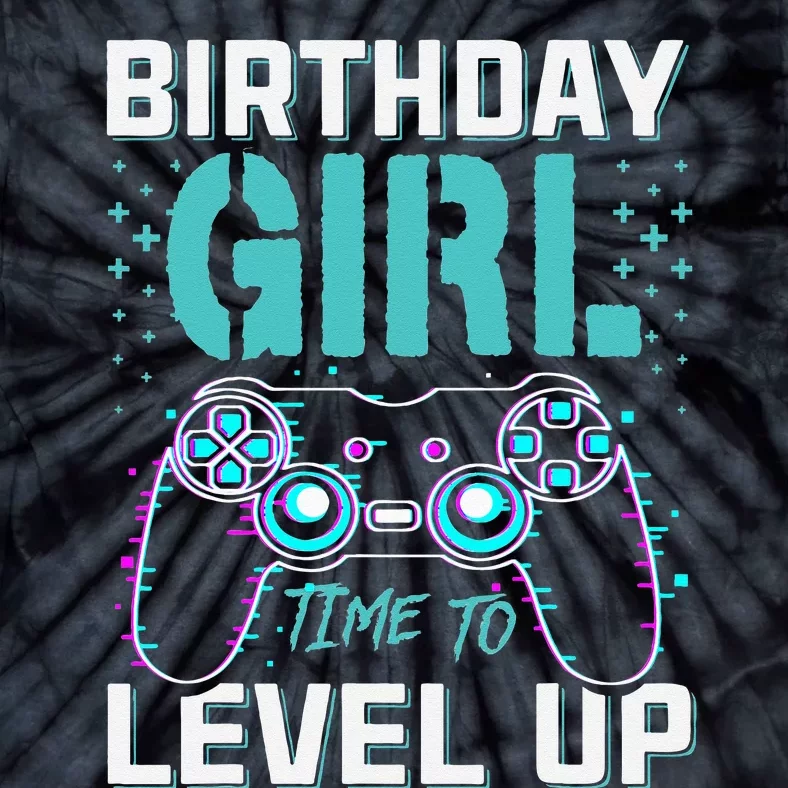 Birthday Gift For Time to Level Up Cool Video Game Bday Tie-Dye T-Shirt