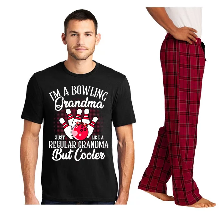 Bowling Grandma Funny Novelty For Bowling Family Gift Pajama Set