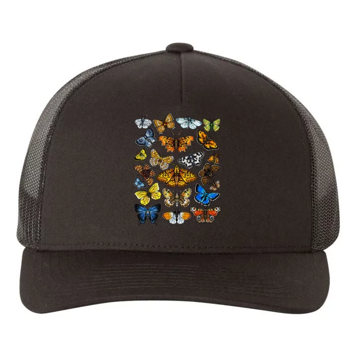 Butterfly Gift For Men Women Kids Butterfly Lover Collection Yupoong Adult 5-Panel Trucker Hat