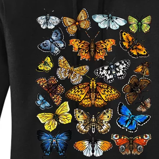 Butterfly Gift For Men Women Kids Butterfly Lover Collection Women's Pullover Hoodie