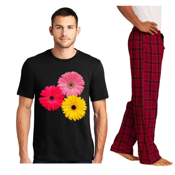 blooming gerbera flower daisies gerberas daisy flowery Pajama Set