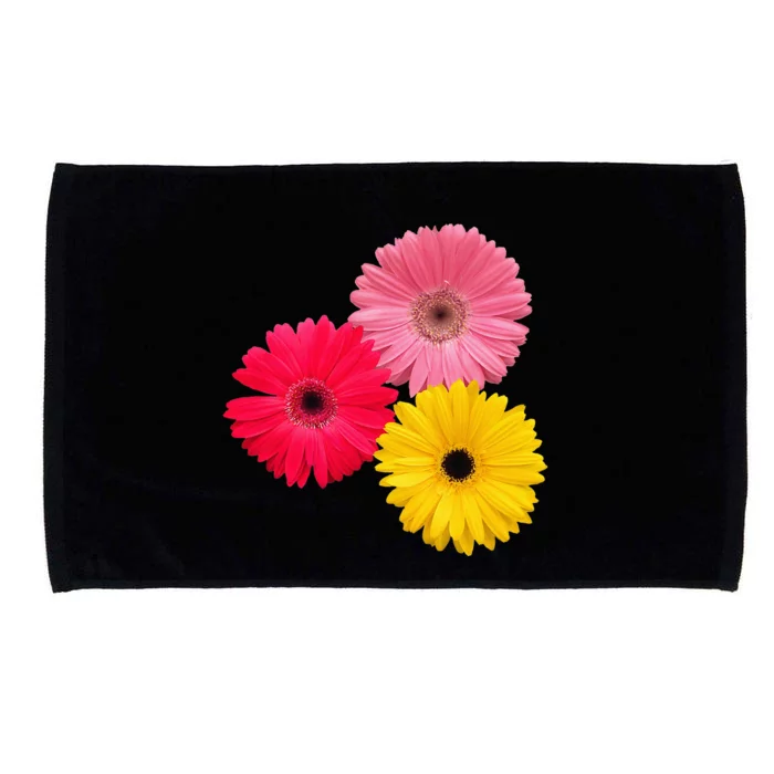 blooming gerbera flower daisies gerberas daisy flowery Microfiber Hand Towel