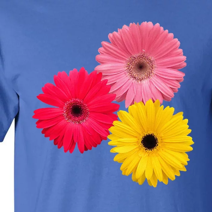 blooming gerbera flower daisies gerberas daisy flowery Tall T-Shirt