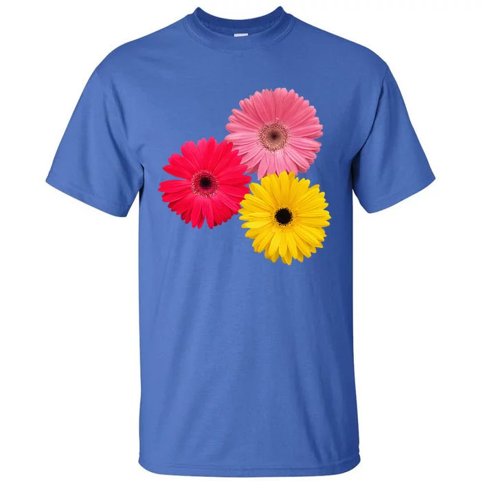 blooming gerbera flower daisies gerberas daisy flowery Tall T-Shirt