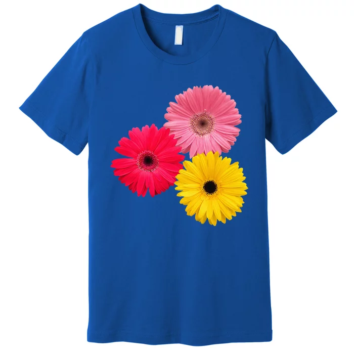 blooming gerbera flower daisies gerberas daisy flowery Premium T-Shirt