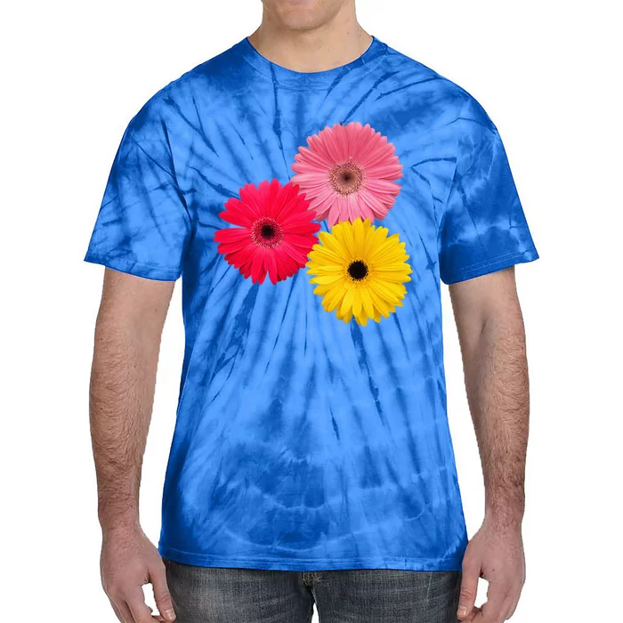 blooming gerbera flower daisies gerberas daisy flowery Tie-Dye T-Shirt