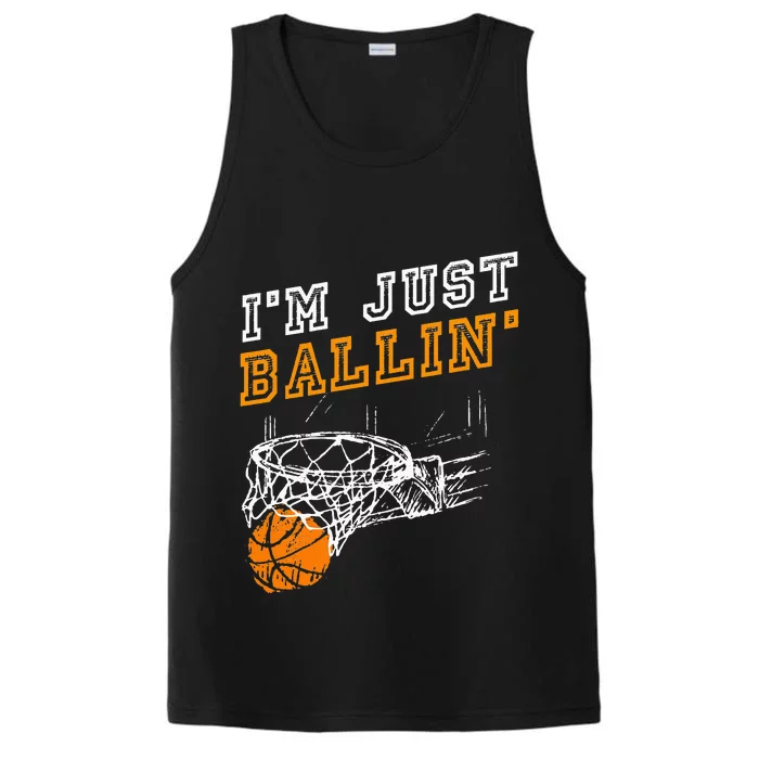 Basketball Gift For Coach Player Baller Performance Tank