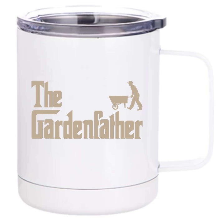 Best Gardening Father Gifts The Gardenfather Front & Back 12oz Stainless Steel Tumbler Cup