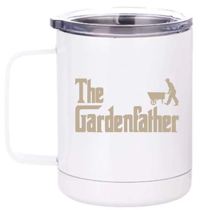 Best Gardening Father Gifts The Gardenfather Front & Back 12oz Stainless Steel Tumbler Cup