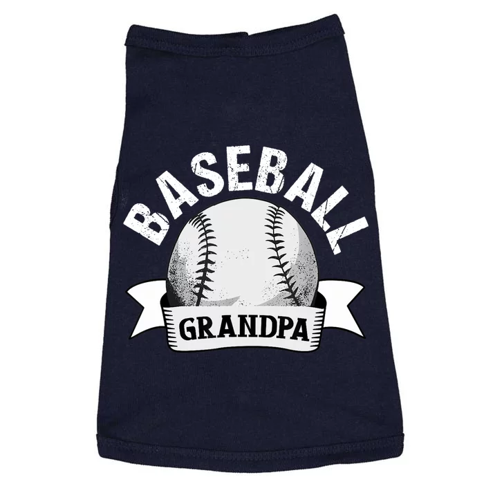 Baseball Grandpa - Funny Baseball Grandfather Doggie Tank