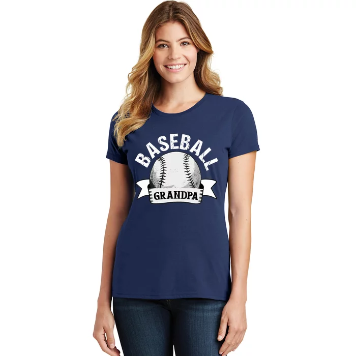 Baseball Grandpa - Funny Baseball Grandfather Women's T-Shirt