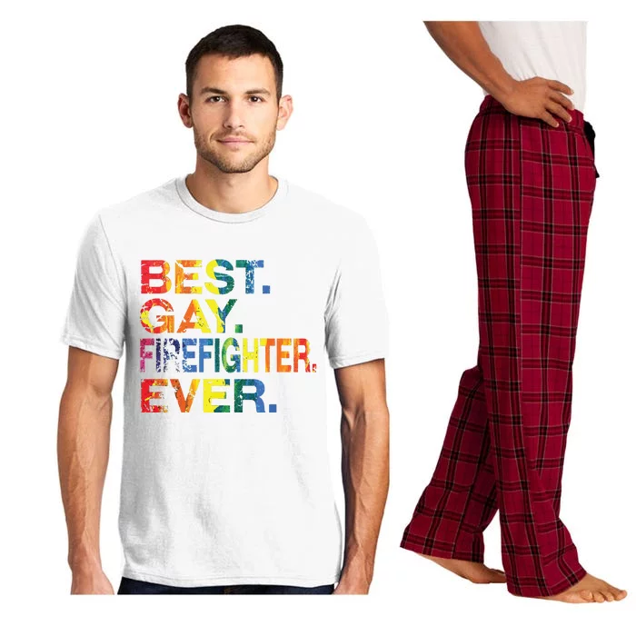 Best Gay Firefighter Ever Gay Gender Equality Funny Pajama Set