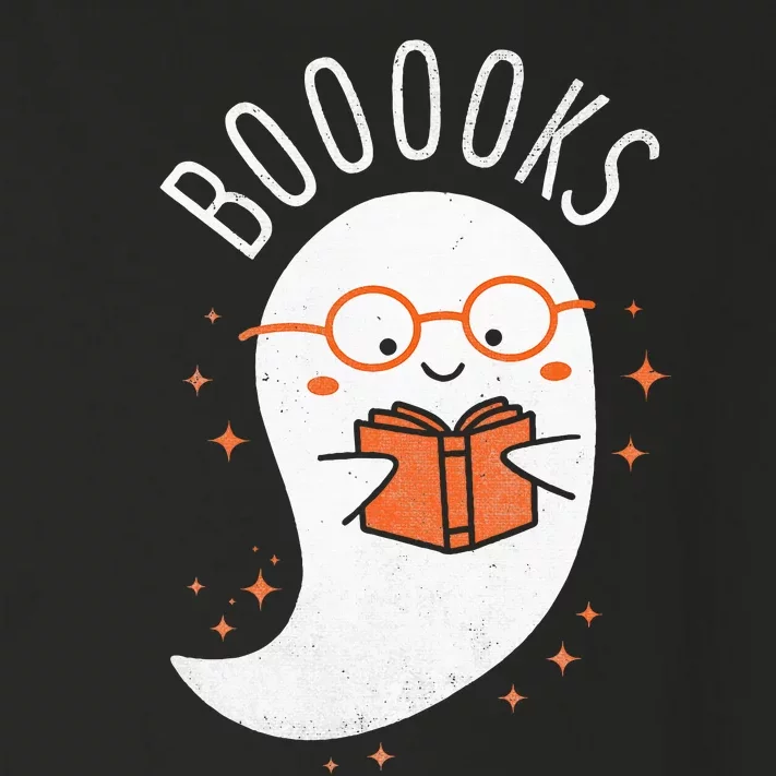 Booooks Ghost Funny Halloween Teacher Book Library Reading Toddler Long Sleeve Shirt