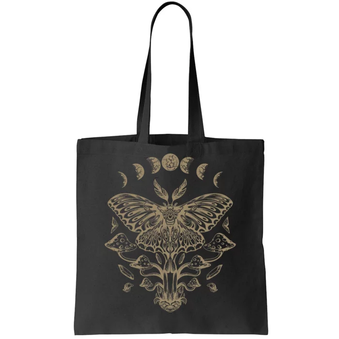 Butterfly Grunge Fairycore Aesthetic Luna Moth Mushrooms Y2K Tote