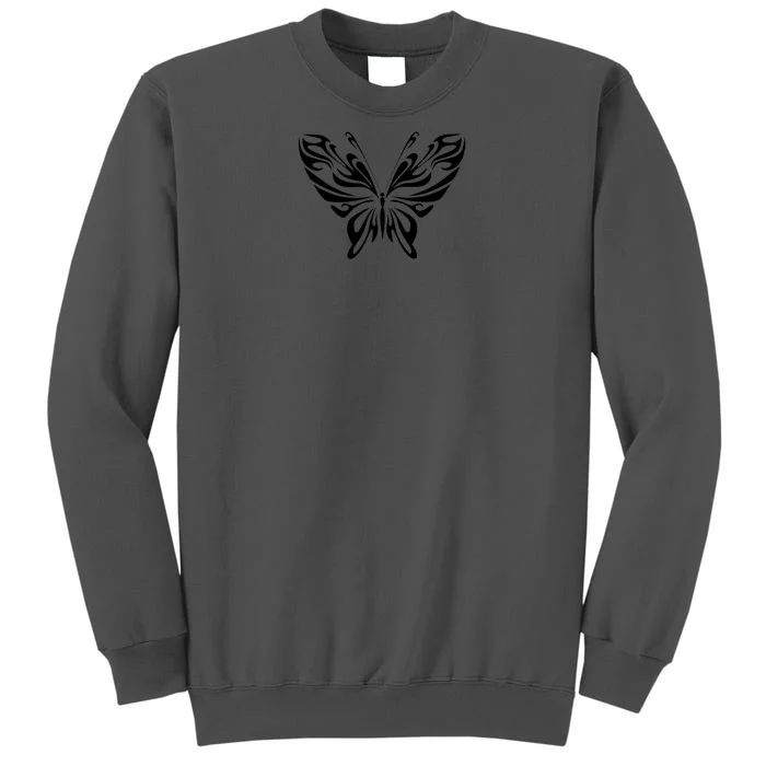 Butterfly Goth Fairy Grunge Graphic Symbol Tall Sweatshirt